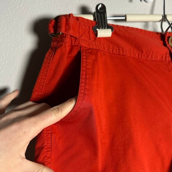 Marc by Marc Jacobs Red Cotton Blend Shorts Women's 8 - Picture 4 of 8